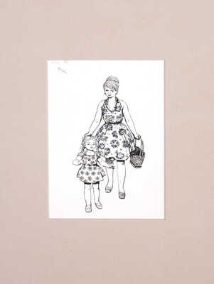 Лурье Аркадий Александрович. Иллюстрация к стихотворению А. Барто из кн.: Малышкина книжка. Саратов: Приволжское книжное издательство, 1970